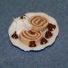 Dollhouse Miniature Chocolate Swirl Dessert